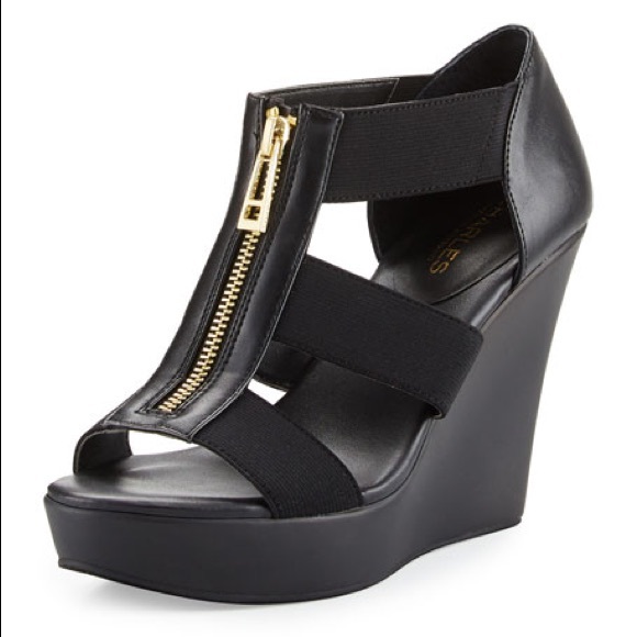 charles by charles david black wedges